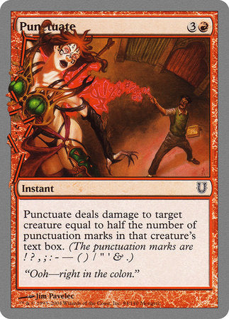 Punctuate [Unhinged] | Eastridge Sports Cards & Games