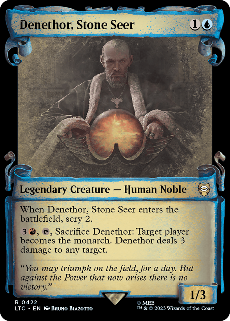 Denethor, Stone Seer [The Lord of the Rings: Tales of Middle-Earth Commander Showcase Scrolls] | Eastridge Sports Cards & Games