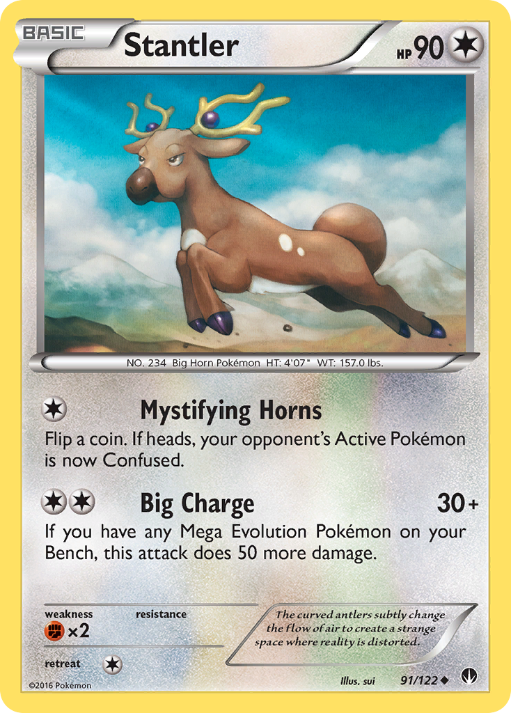 Stantler (91/122) [XY: BREAKpoint] | Eastridge Sports Cards & Games