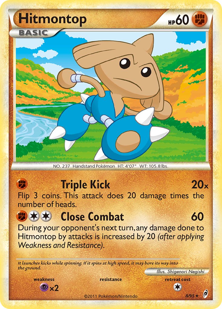 Hitmontop (8/95) (Theme Deck Exclusive) [HeartGold & SoulSilver: Call of Legends] | Eastridge Sports Cards & Games