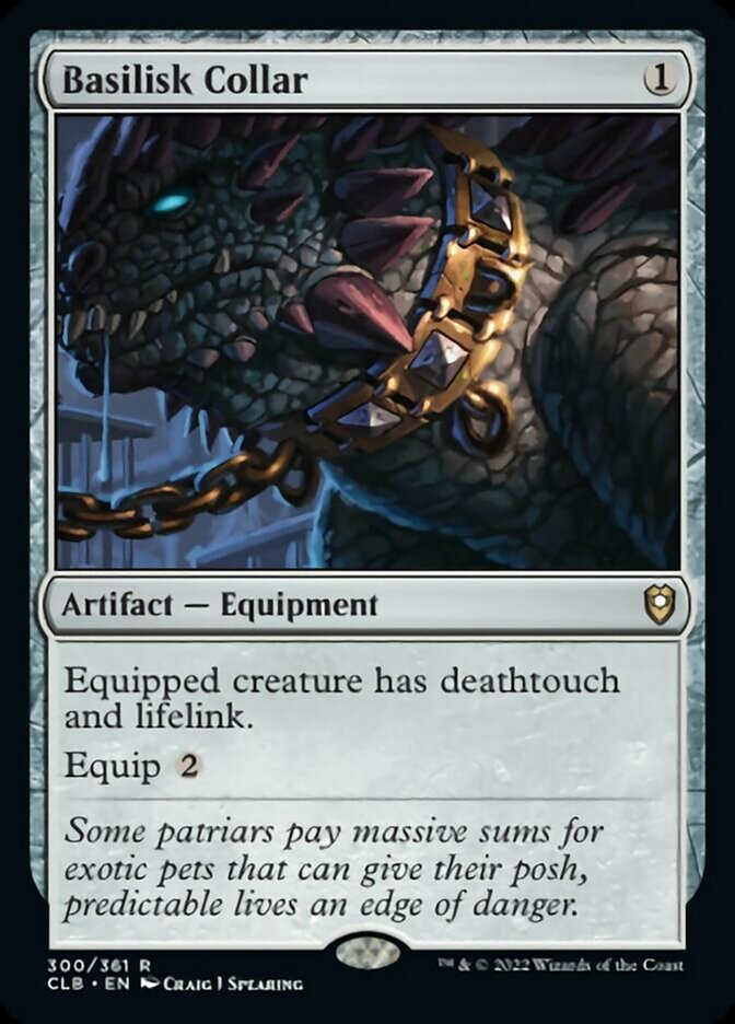 Basilisk Collar [Commander Legends: Battle for Baldur's Gate] | Eastridge Sports Cards & Games