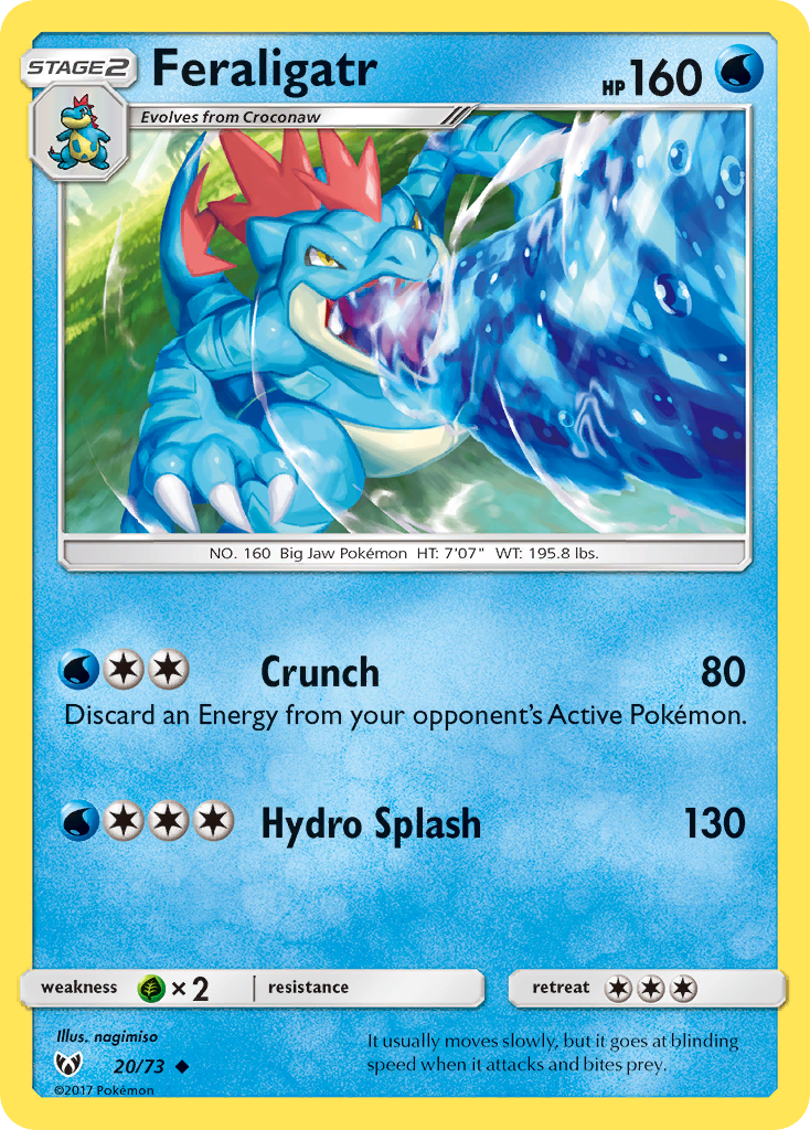 Feraligatr (20/73) [Sun & Moon: Shining Legends] | Eastridge Sports Cards & Games