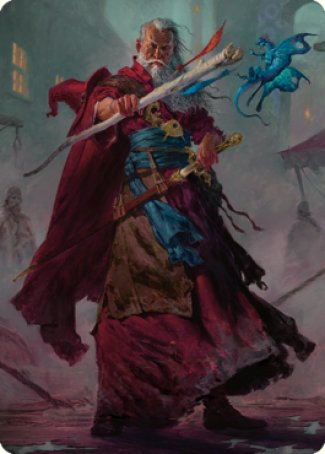 Elminster Art Card (64) [Commander Legends: Battle for Baldur's Gate Art Series] | Eastridge Sports Cards & Games