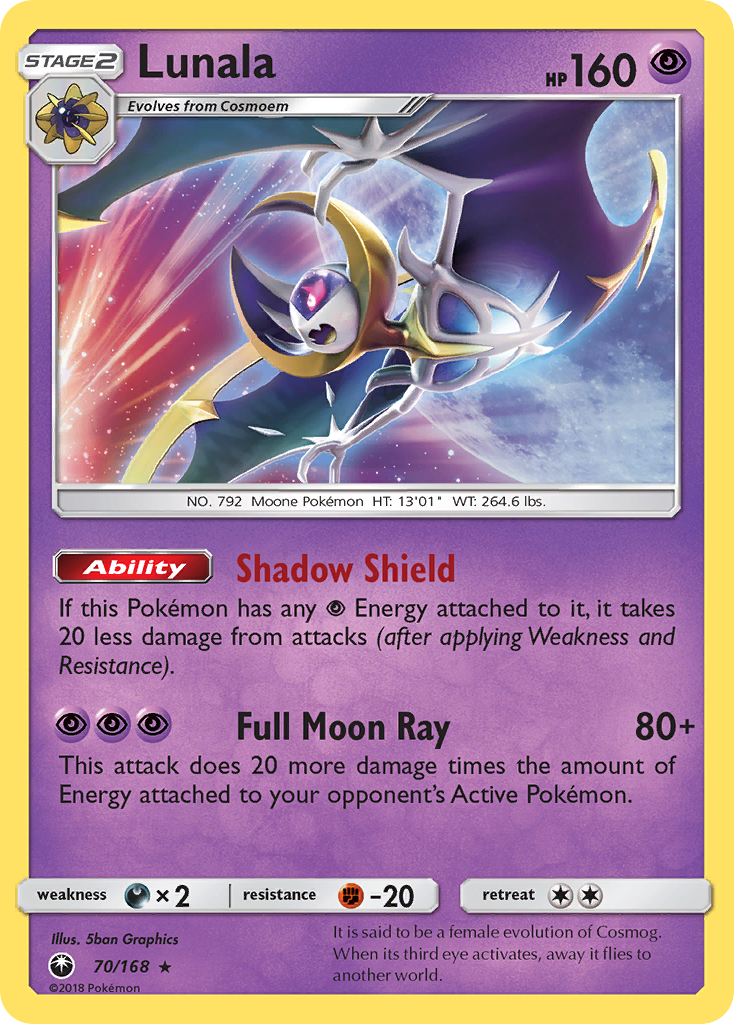 Lunala (70/168) [Sun & Moon: Celestial Storm] | Eastridge Sports Cards & Games