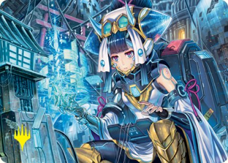 Covert Technician Art Card (Gold-Stamped Signature) [Kamigawa: Neon Dynasty Art Series] | Eastridge Sports Cards & Games