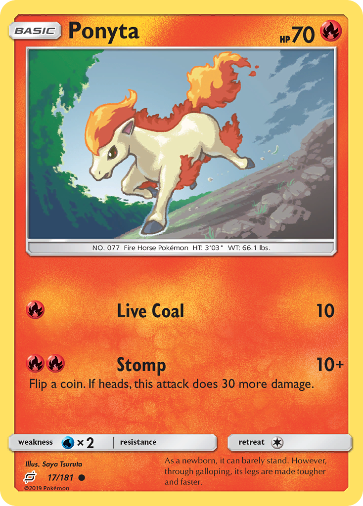 Ponyta (17/181) [Sun & Moon: Team Up] | Eastridge Sports Cards & Games