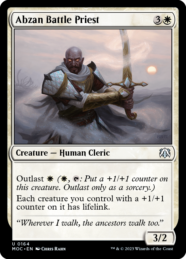 Abzan Battle Priest [March of the Machine Commander] | Eastridge Sports Cards & Games