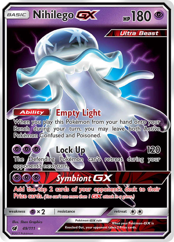 Nihilego GX (49/111) [Sun & Moon: Crimson Invasion] | Eastridge Sports Cards & Games