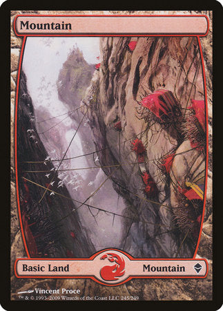 Mountain (245) - Full Art [Zendikar] | Eastridge Sports Cards & Games