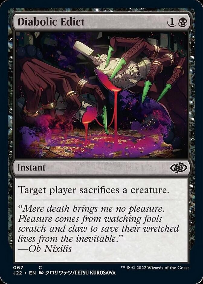 Diabolic Edict [Jumpstart 2022] | Eastridge Sports Cards & Games