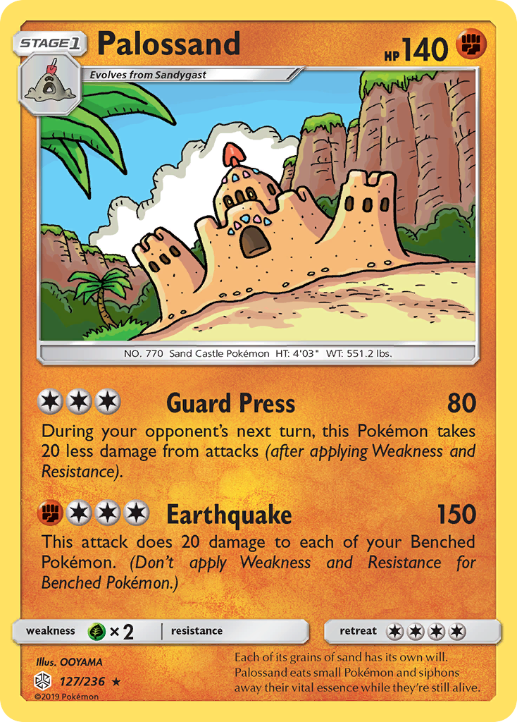 Palossand (127/236) [Sun & Moon: Cosmic Eclipse] | Eastridge Sports Cards & Games