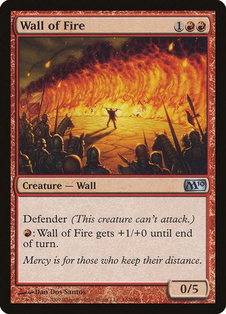 Wall of Fire [Magic 2010] | Eastridge Sports Cards & Games