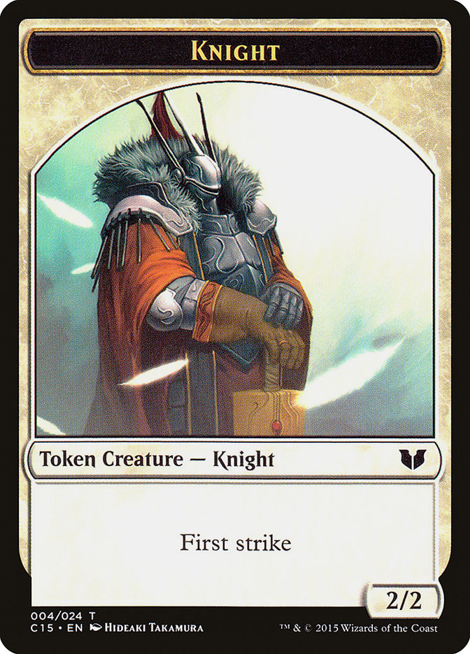 Knight Token (004/024) [Commander 2015 Tokens] | Eastridge Sports Cards & Games