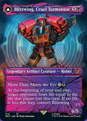 Blitzwing, Cruel Tormentor // Blitzwing, Adaptive Assailant (Shattered Glass) [Universes Beyond: Transformers] | Eastridge Sports Cards & Games