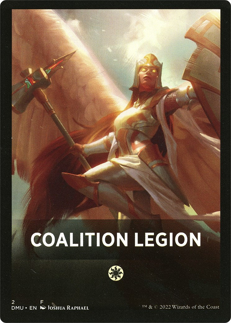 Coalition Legion Theme Card [Dominaria United Tokens] | Eastridge Sports Cards & Games