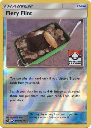 Fiery Flint (60a/70) (League Promo) [Sun & Moon: Dragon Majesty] | Eastridge Sports Cards & Games