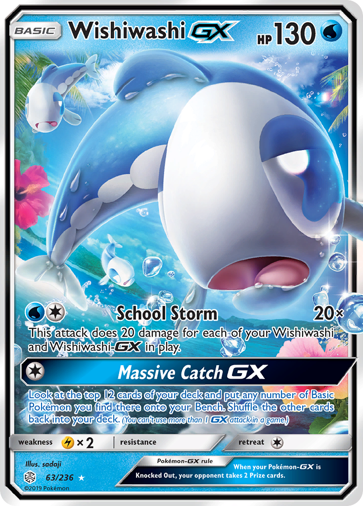 Wishiwashi GX (63/236) [Sun & Moon: Cosmic Eclipse] | Eastridge Sports Cards & Games