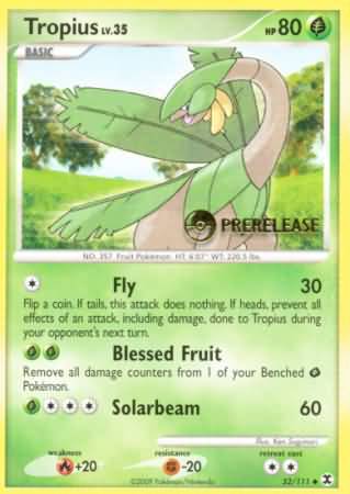 Tropius (52/111) (Prerelease Promo) [Nintendo: Black Star Promos] | Eastridge Sports Cards & Games