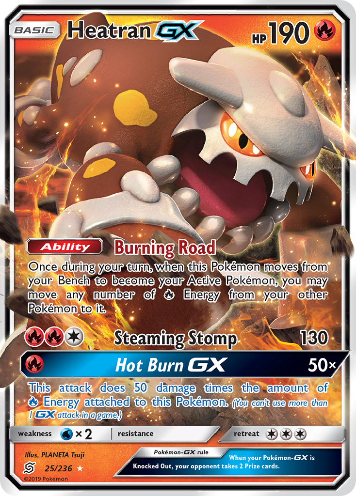 Heatran GX (25/236) [Sun & Moon: Unified Minds] | Eastridge Sports Cards & Games