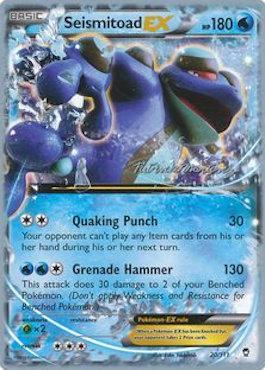 Seismitoad EX (20/111) (Punches 'n' Bites - Patrick Martinez) [World Championships 2015] | Eastridge Sports Cards & Games