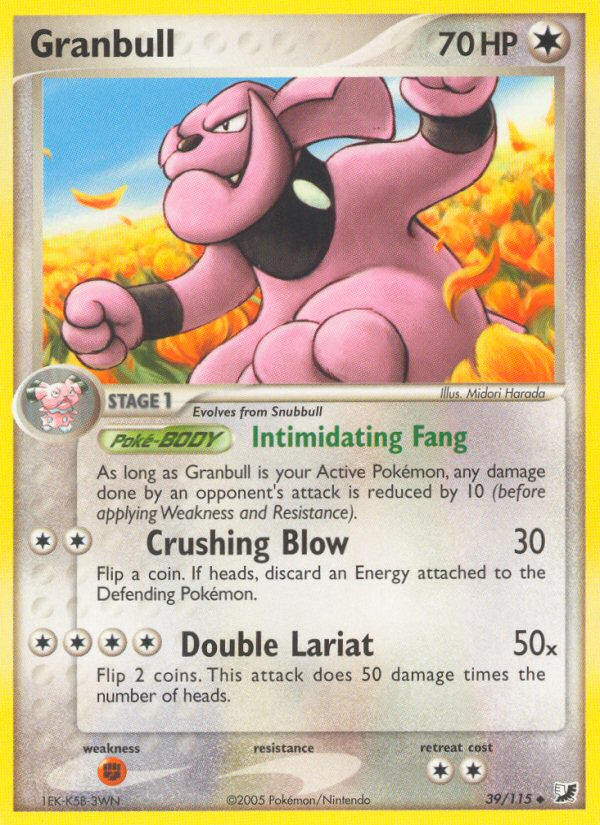 Granbull (39/115) [EX: Unseen Forces] | Eastridge Sports Cards & Games