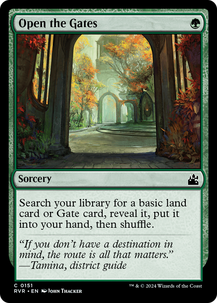 Open the Gates [Ravnica Remastered] | Eastridge Sports Cards & Games