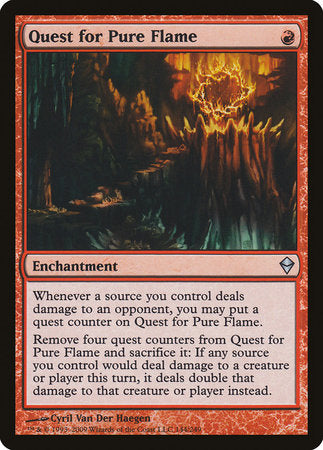 Quest for Pure Flame [Zendikar] | Eastridge Sports Cards & Games