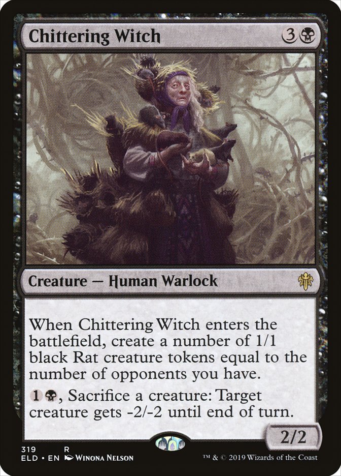 Chittering Witch [Throne of Eldraine] | Eastridge Sports Cards & Games