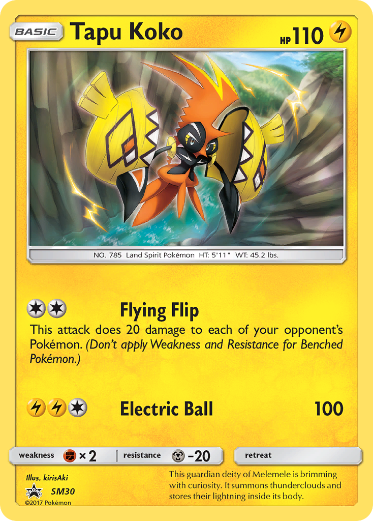 Tapu Koko (SM30) [Sun & Moon: Black Star Promos] | Eastridge Sports Cards & Games