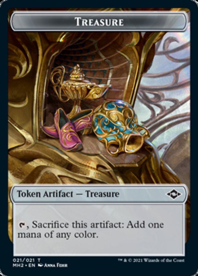 Treasure Token (#21) // Zombie Army Token [Modern Horizons 2 Tokens] | Eastridge Sports Cards & Games