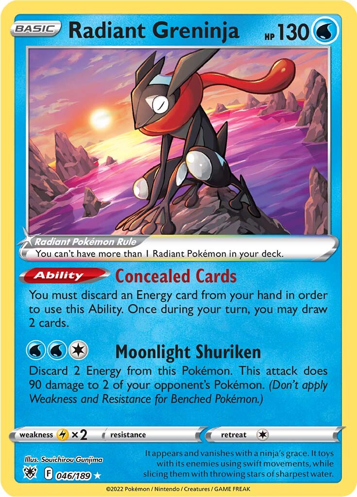 Radiant Greninja (046/189) [Sword & Shield: Astral Radiance] | Eastridge Sports Cards & Games