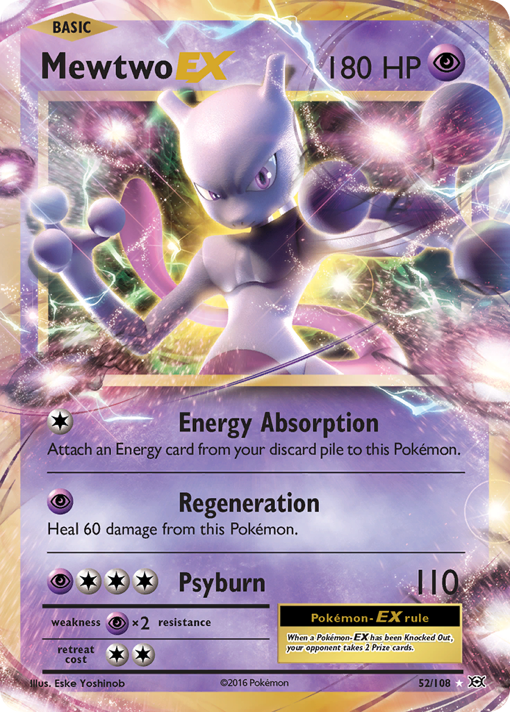 Mewtwo EX (52/108) [XY: Evolutions] | Eastridge Sports Cards & Games