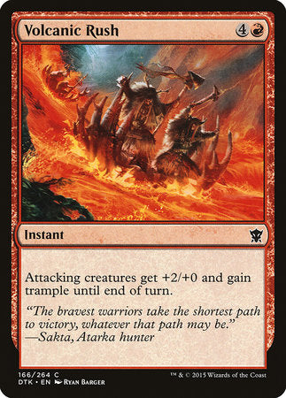 Volcanic Rush [Dragons of Tarkir] | Eastridge Sports Cards & Games