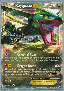 Rayquaza EX (85/124) (Anguille Sous Roche - Clement Lamberton) [World Championships 2013] | Eastridge Sports Cards & Games