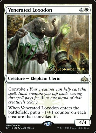 Venerated Loxodon [Guilds of Ravnica Promos] | Eastridge Sports Cards & Games