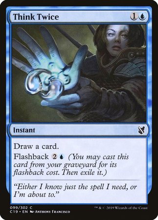 Think Twice [Commander 2019] | Eastridge Sports Cards & Games