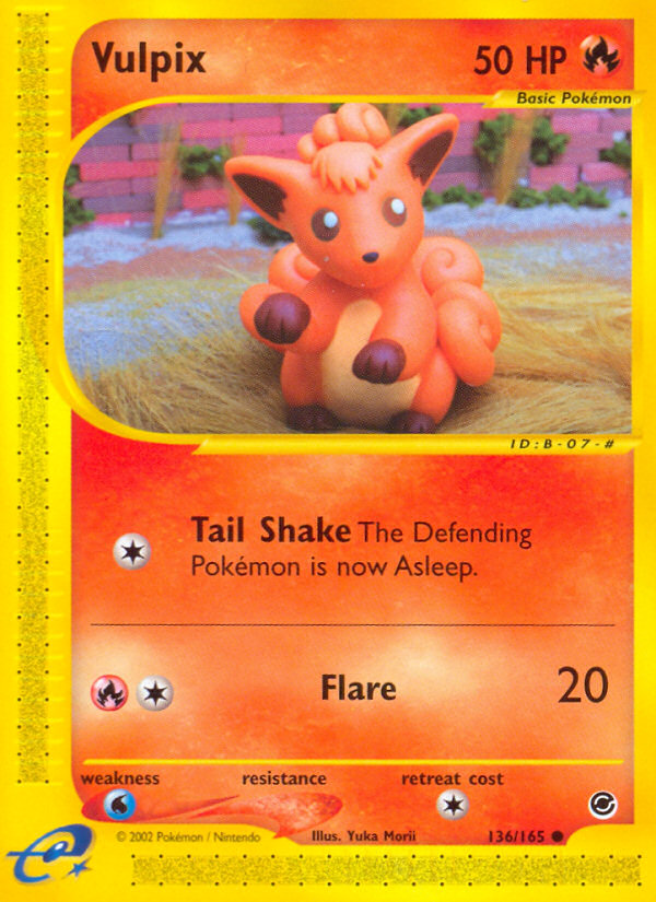 Vulpix (136/165) [Expedition: Base Set] | Eastridge Sports Cards & Games