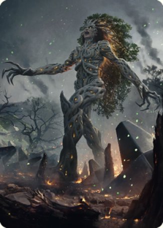 Titania, Gaea Incarnate Art Card [The Brothers' War Art Series] | Eastridge Sports Cards & Games