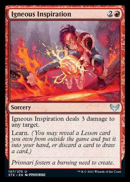 Igneous Inspiration [Strixhaven: School of Mages] | Eastridge Sports Cards & Games