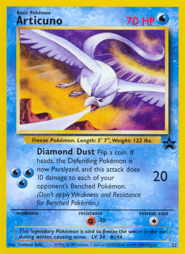 Articuno (22) [Wizards of the Coast: Black Star Promos] | Eastridge Sports Cards & Games