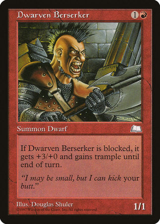 Dwarven Berserker [Weatherlight] | Eastridge Sports Cards & Games