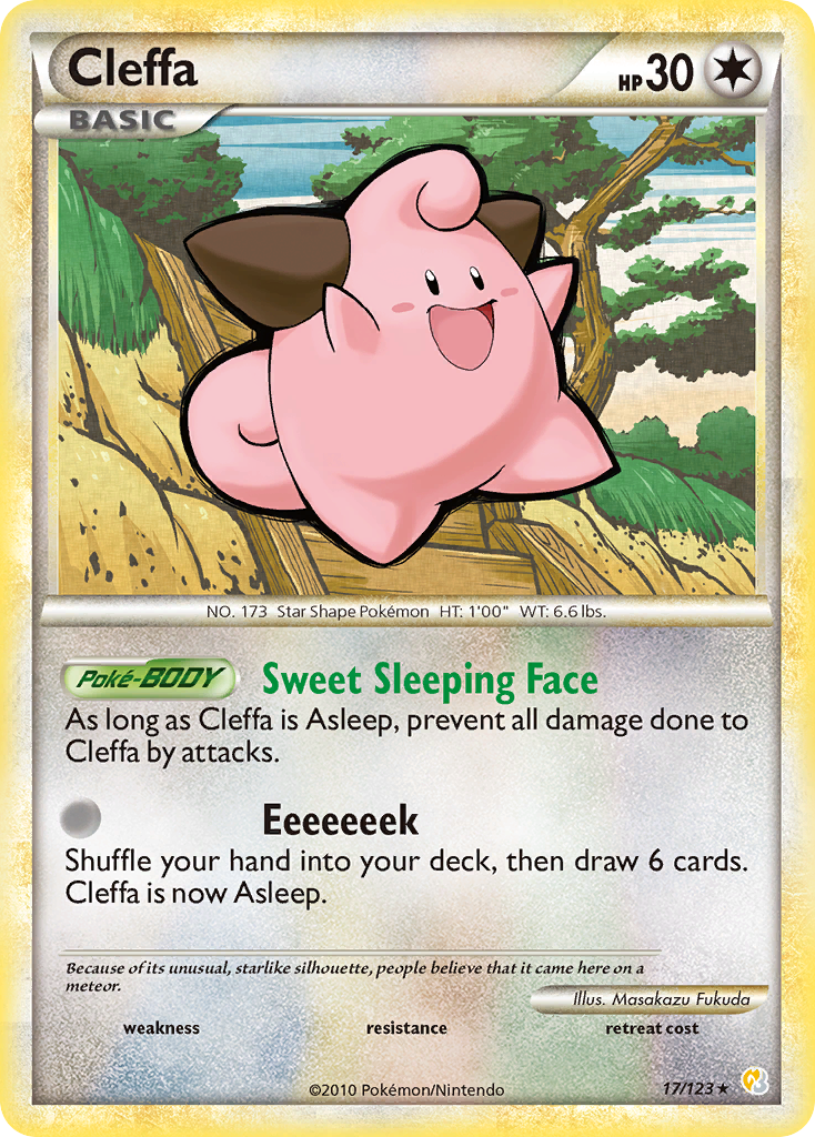 Cleffa (17/123) [HeartGold & SoulSilver: Base Set] | Eastridge Sports Cards & Games