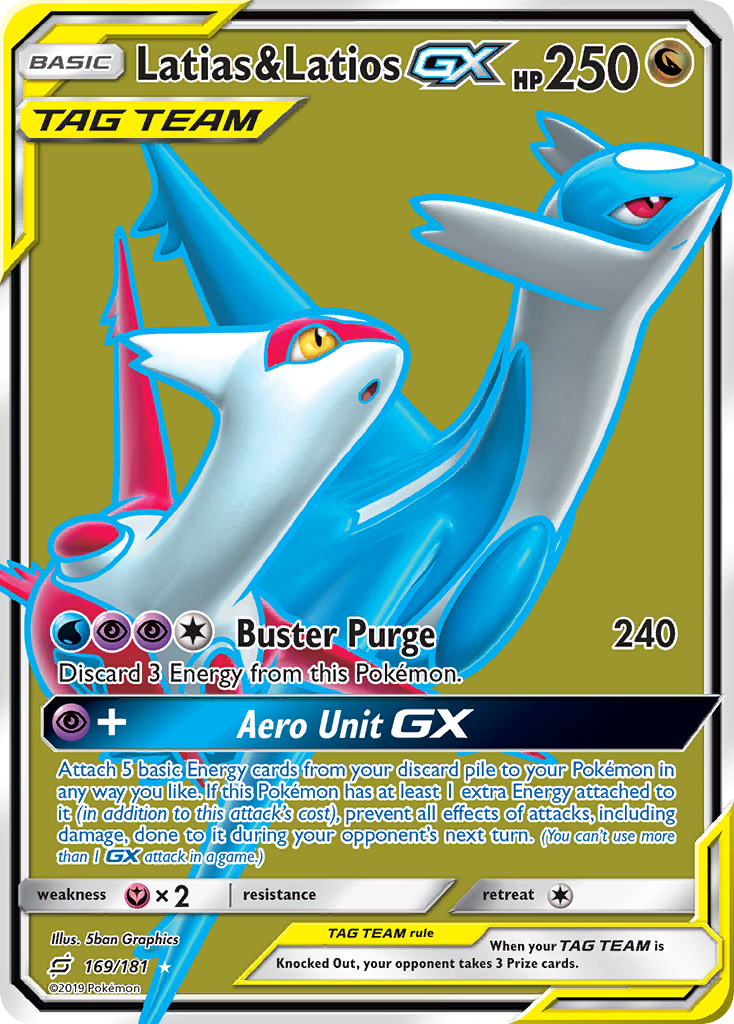 Latias & Latios GX (169/181) [Sun & Moon: Team Up] | Eastridge Sports Cards & Games