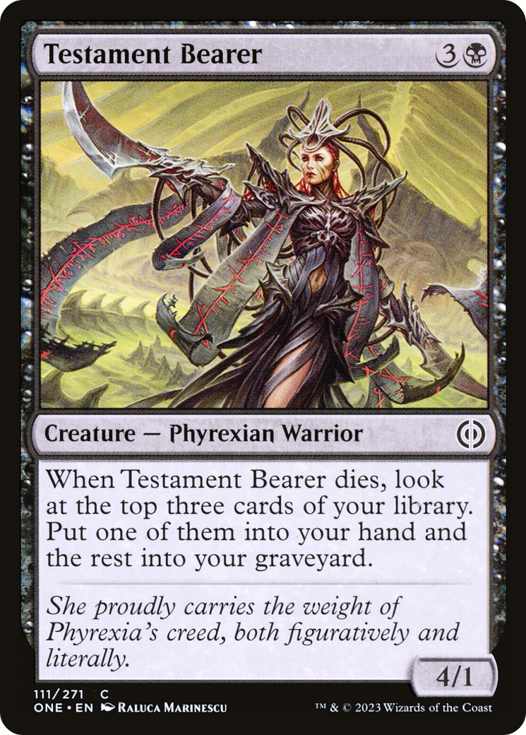 Testament Bearer [Phyrexia: All Will Be One] | Eastridge Sports Cards & Games