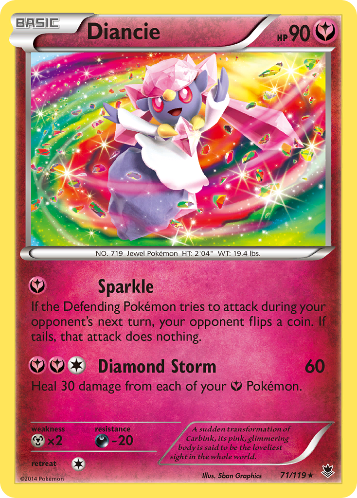 Diancie (71/119) [XY: Phantom Forces] | Eastridge Sports Cards & Games