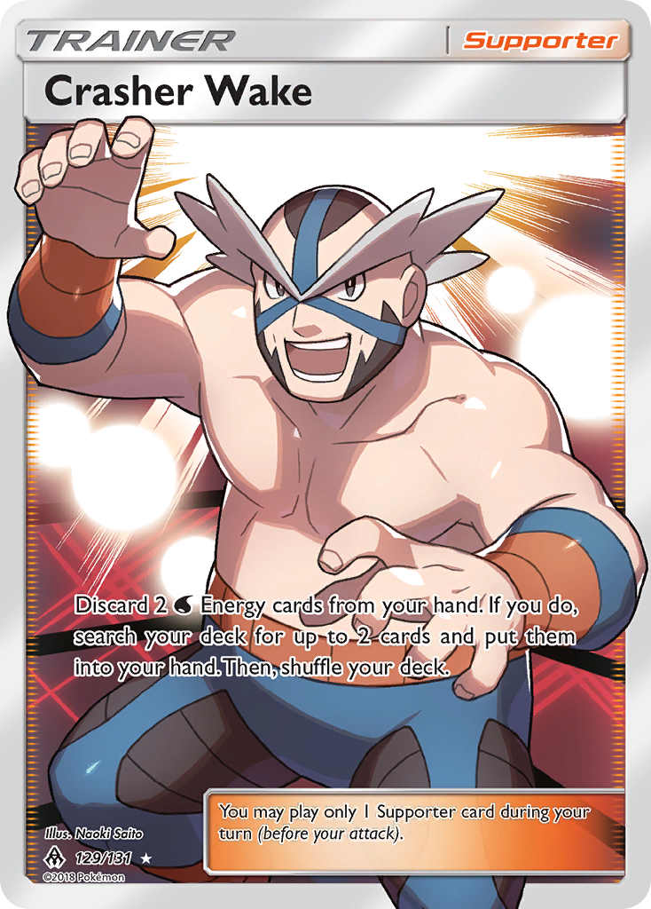 Crasher Wake (129/131) [Sun & Moon: Forbidden Light] | Eastridge Sports Cards & Games