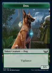 Ogre Warrior // Dog Double-sided Token [Streets of New Capenna Tokens] | Eastridge Sports Cards & Games