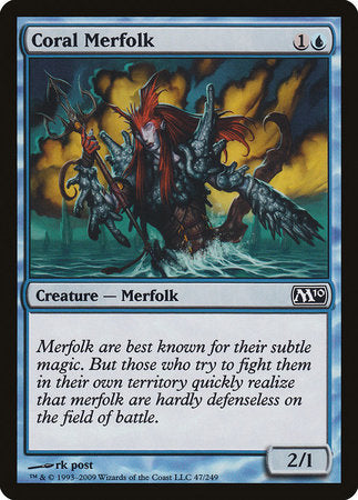 Coral Merfolk [Magic 2010] | Eastridge Sports Cards & Games