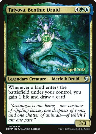 Tatyova, Benthic Druid [Dominaria Promos] | Eastridge Sports Cards & Games