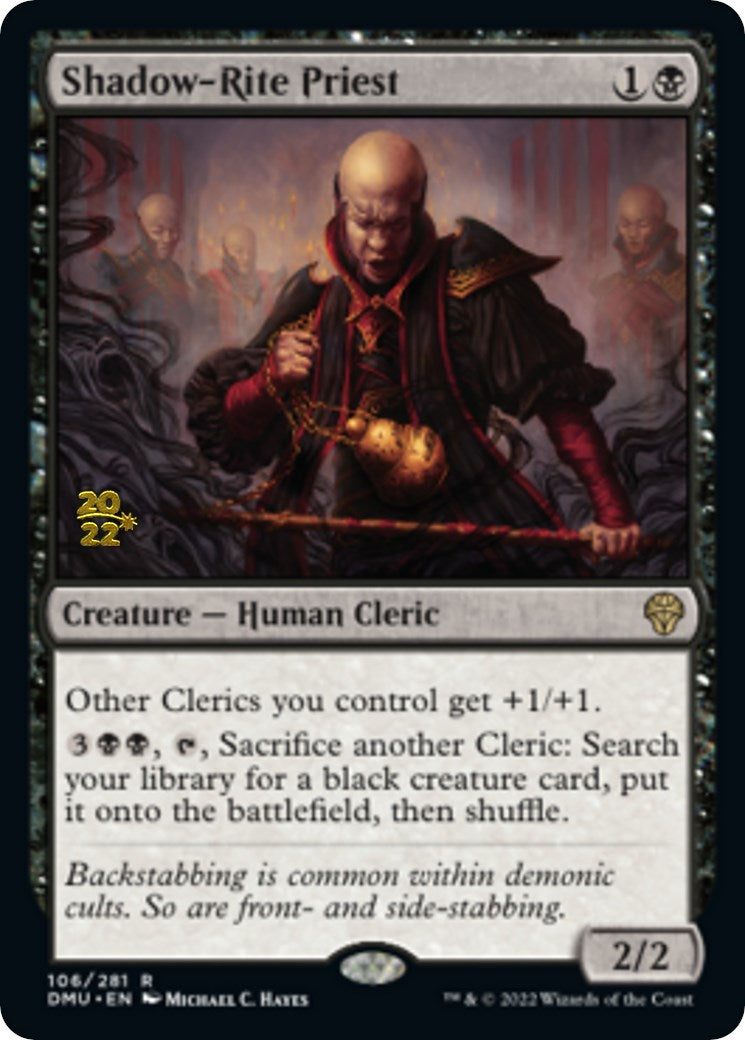 Shadow-Rite Priest [Dominaria United Prerelease Promos] | Eastridge Sports Cards & Games